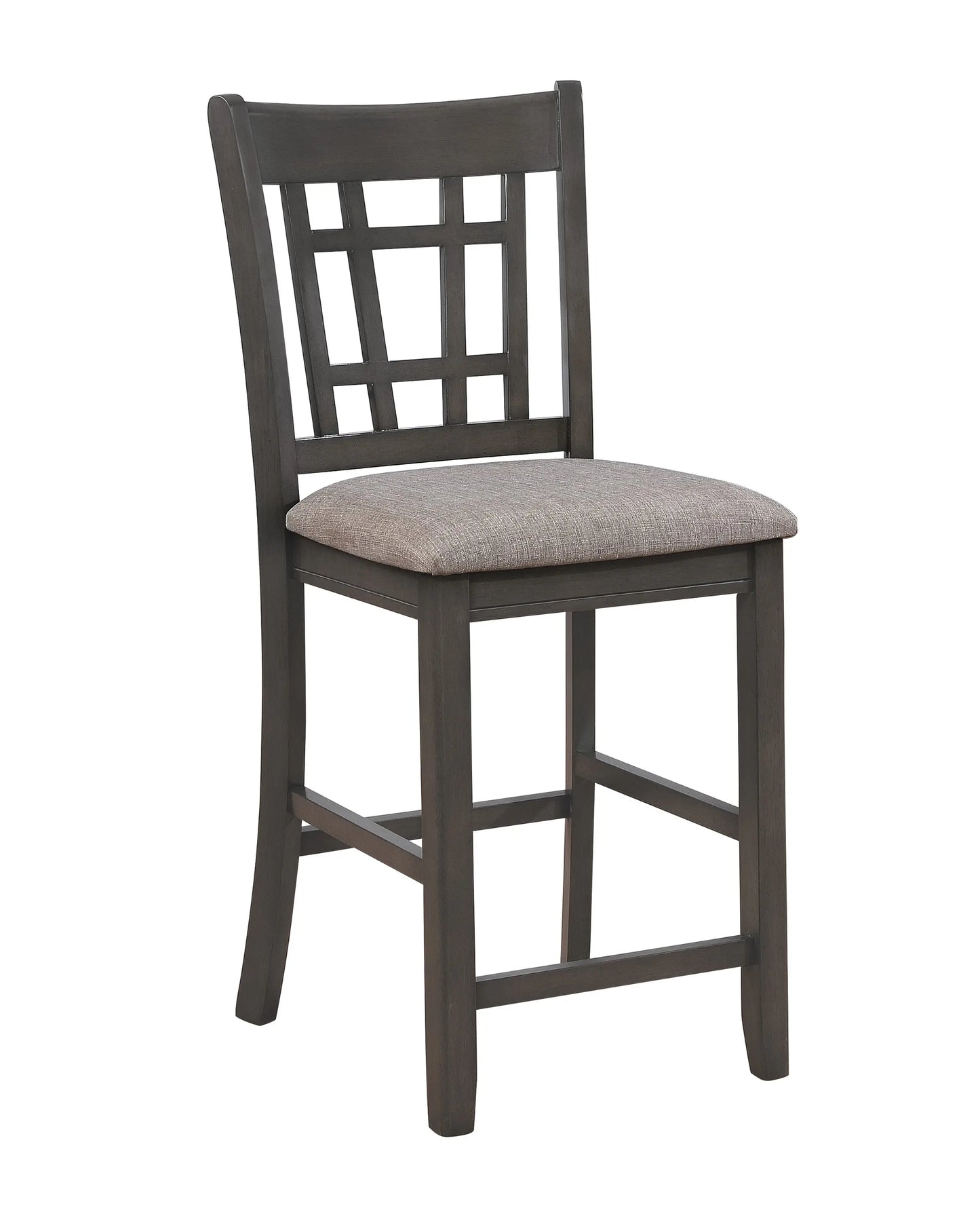 Hartwell Gray Counter Height Chair, Set of 2 Crown Mark