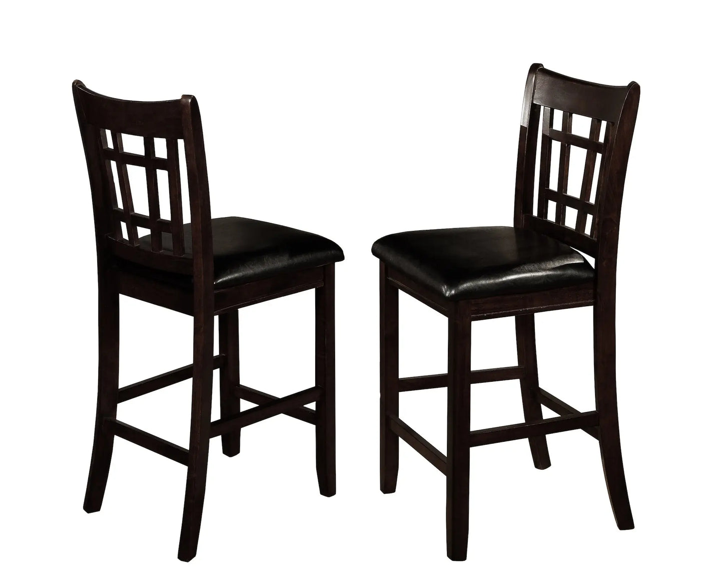 Hartwell Espresso Counter Height Dining Set Crown Mark