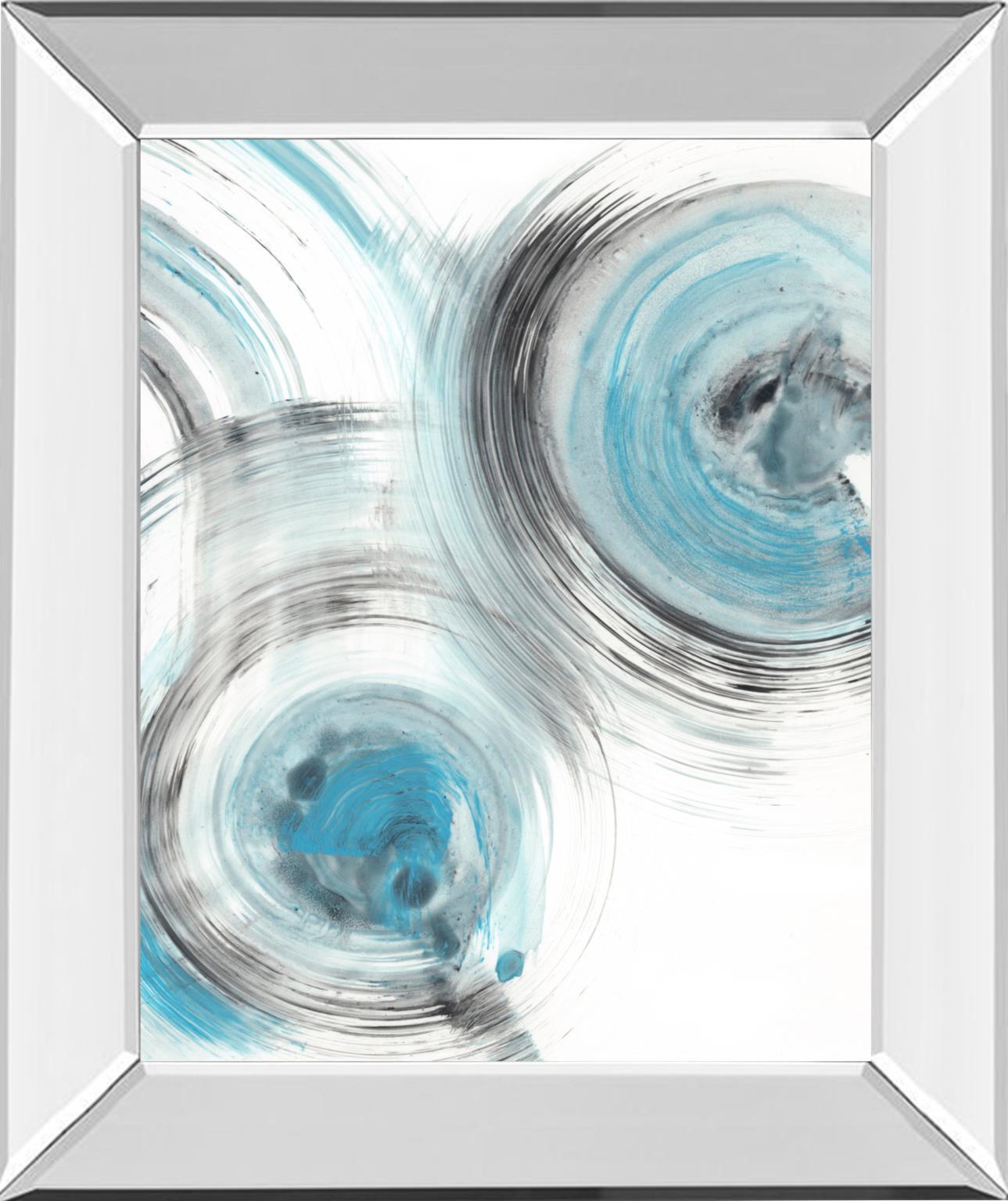 Ripple Effect VI By Ethan Harper - Light Blue Classy Art