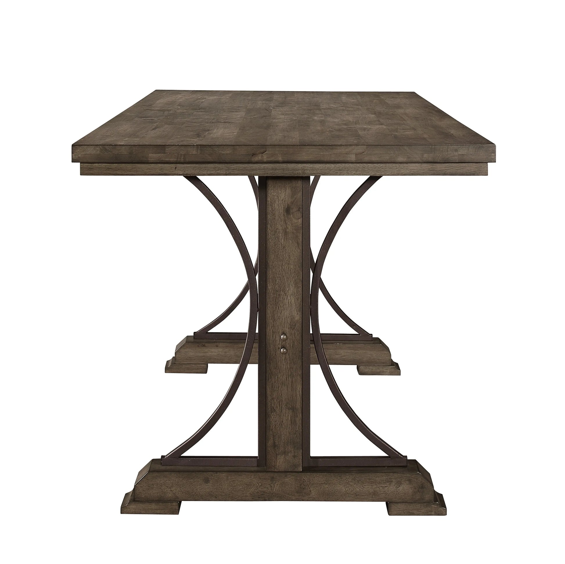 Quincy Grayish Brown Counter Height Table Crown Mark