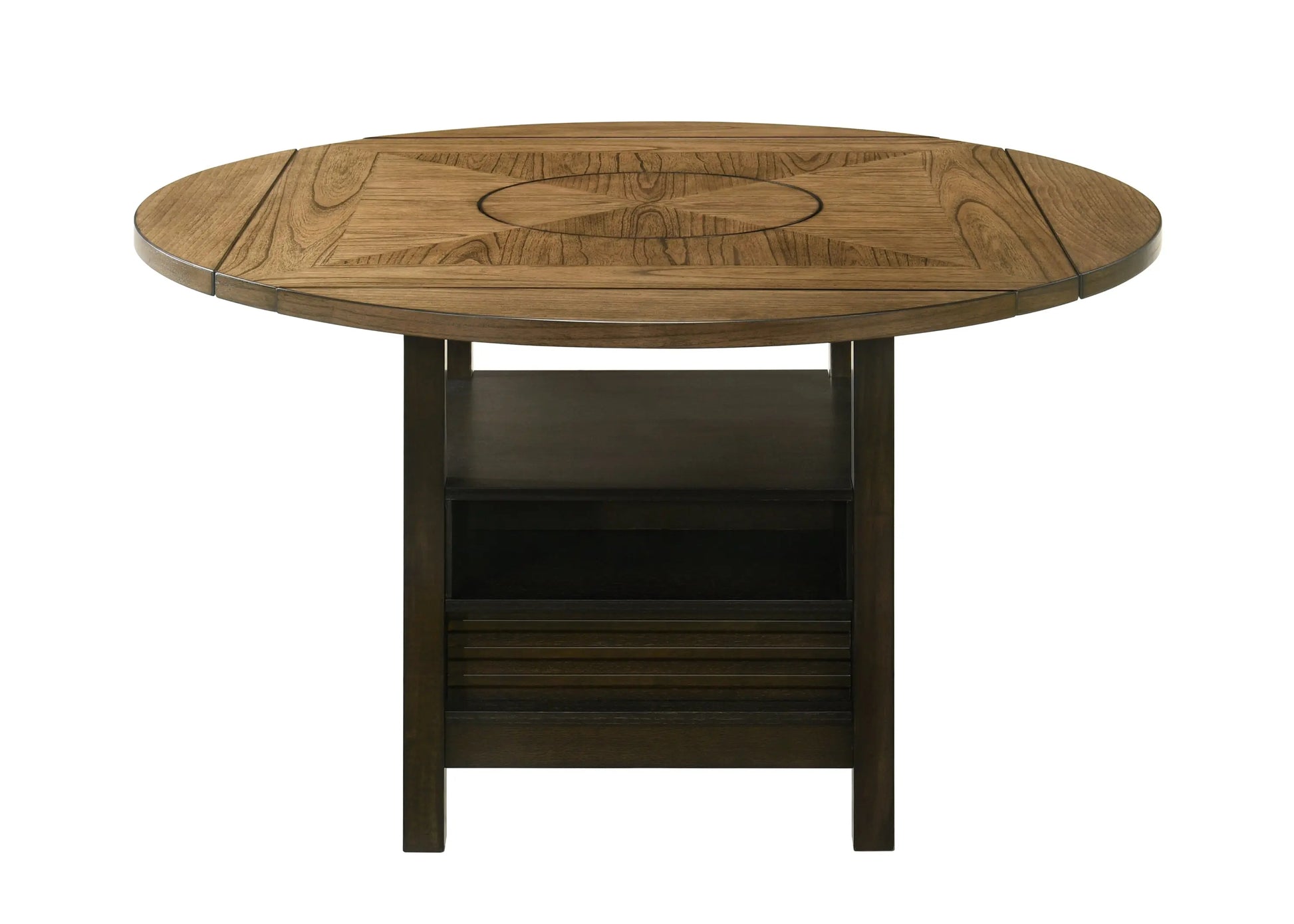 Oakly Brown Round/Square Counter Height Table Crown Mark