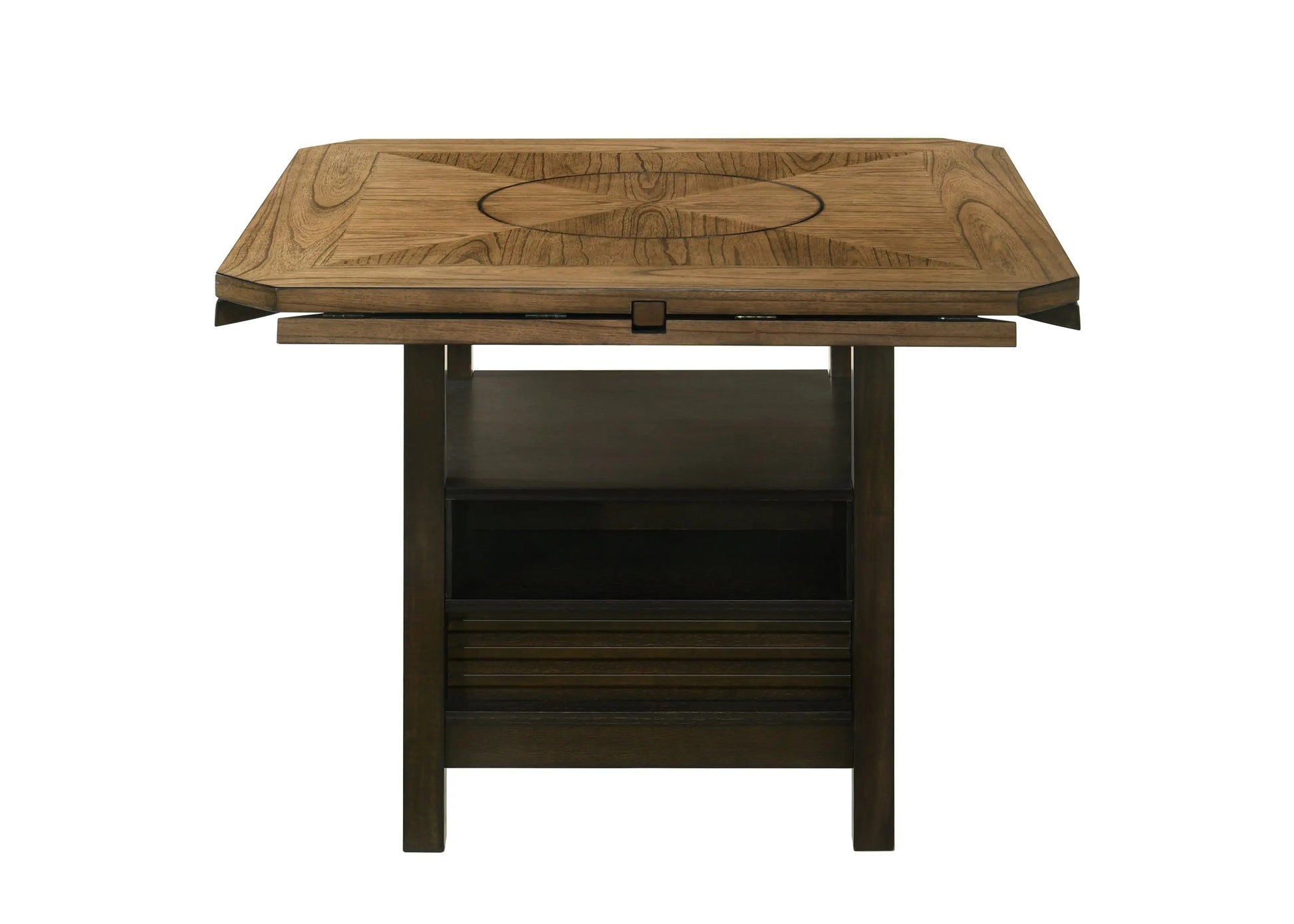 Oakly Brown Round/Square Counter Height Table Crown Mark