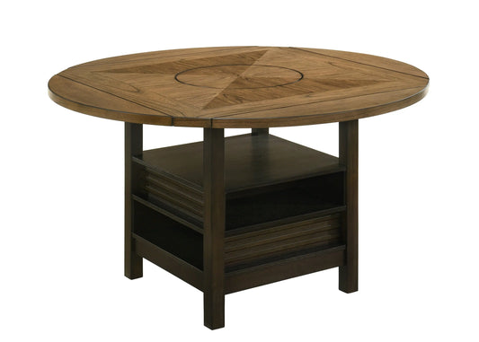 Oakly Brown Round/Square Counter Height Table Crown Mark