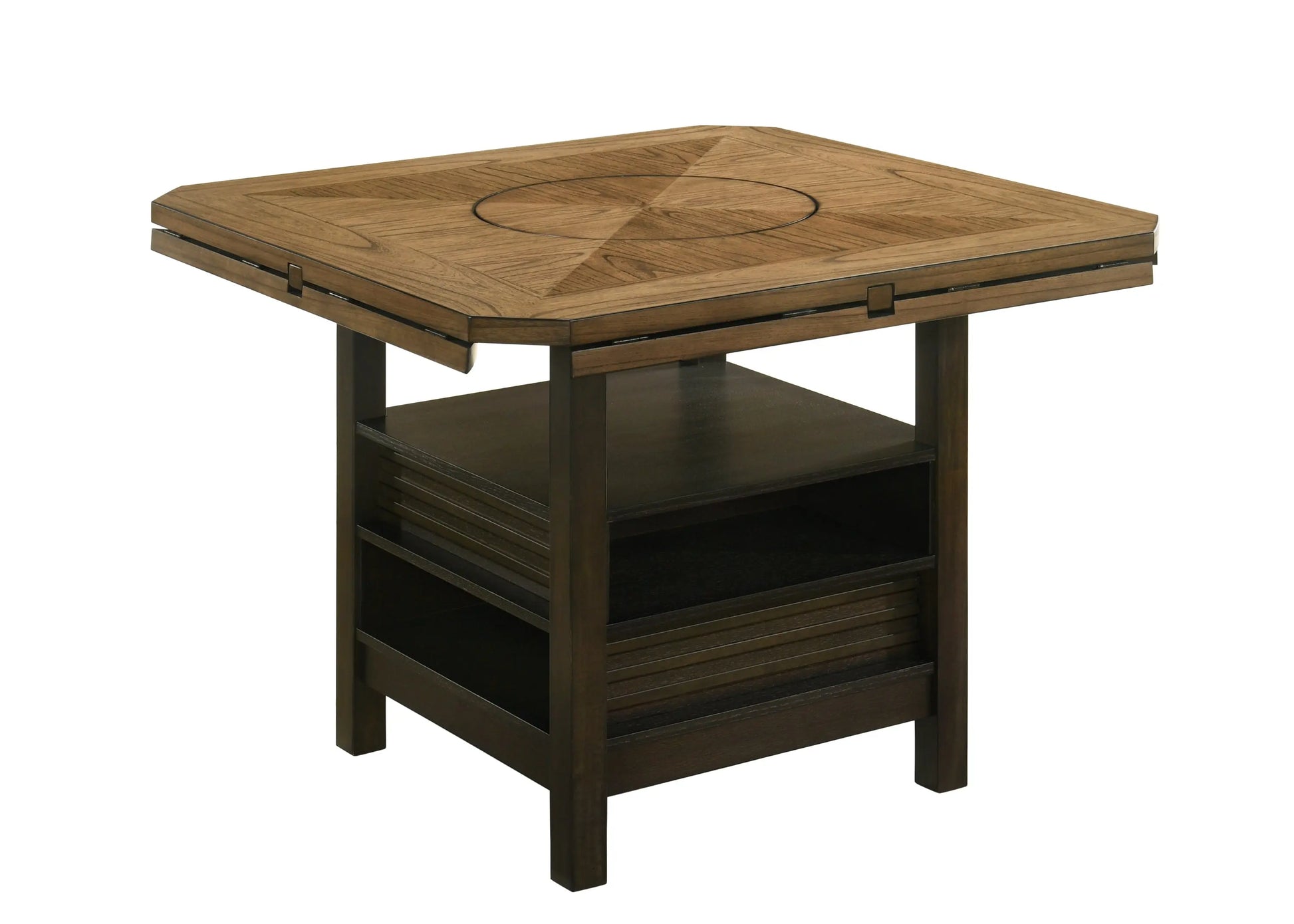 Oakly Brown Round/Square Counter Height Table Crown Mark