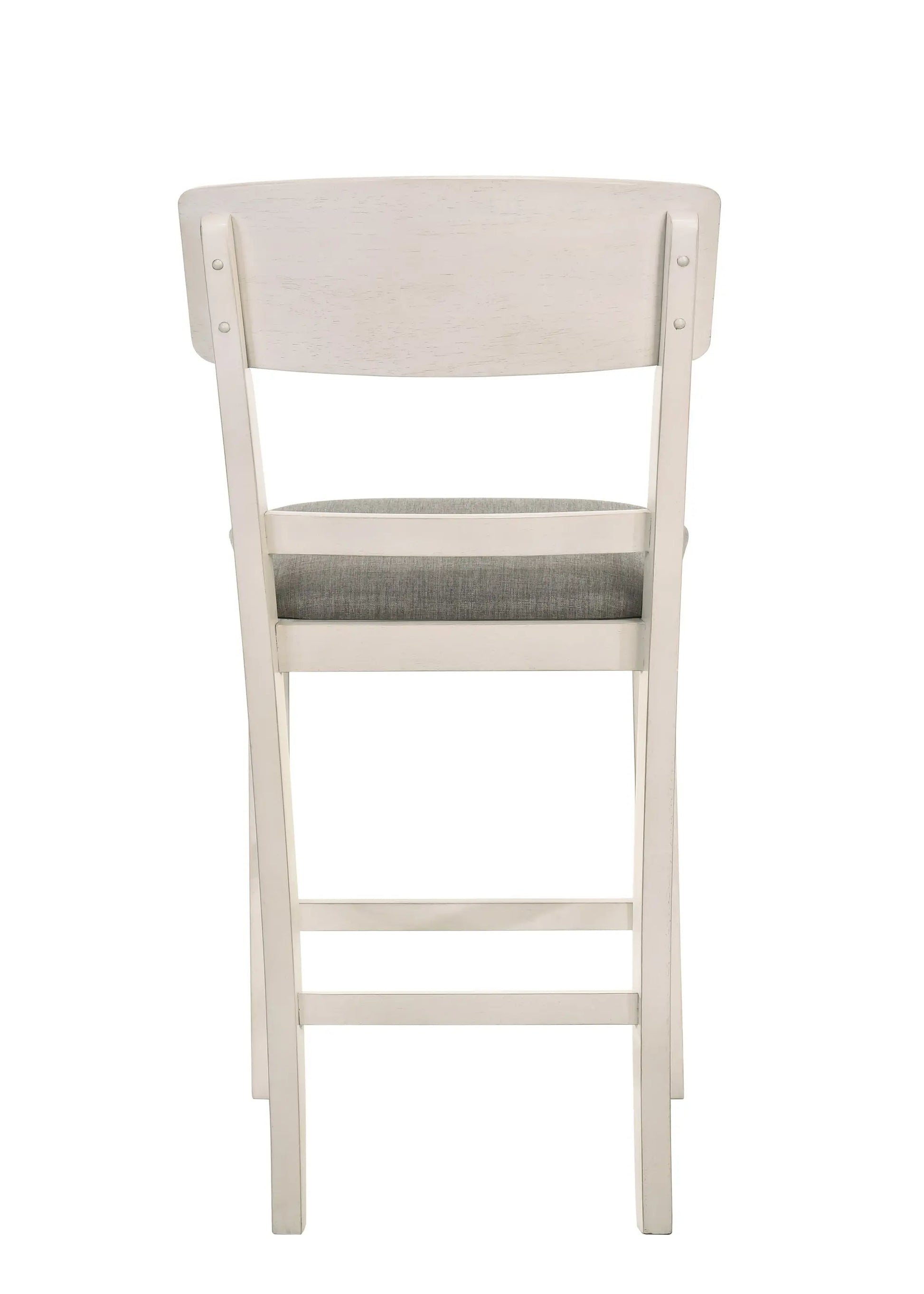 Conner Chalk/Gray Counter Height Chair, Set of 2 Crown Mark