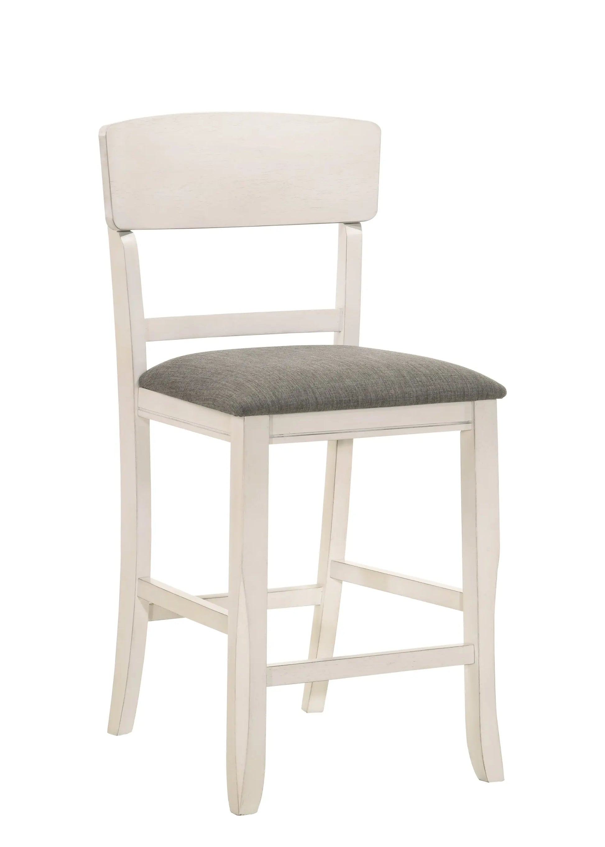 Conner Chalk/Gray Counter Height Chair, Set of 2 Crown Mark