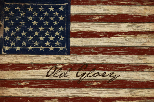 Old Glory By Beth Albert - Red Classy Art