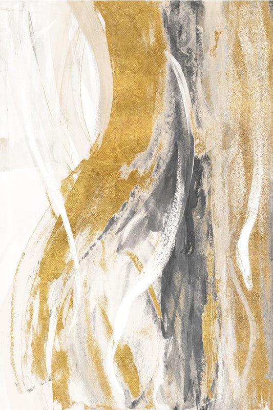 Framed - Gold Bossa Nova I By Lanie Loreth - Gold Classy Art