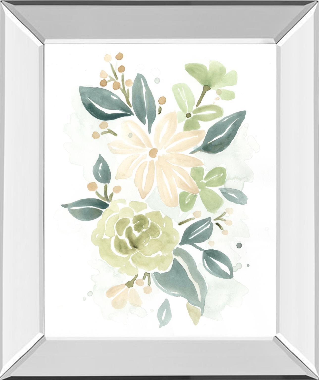 Spring Greens II By June Erica Vess - Light Blue Classy Art