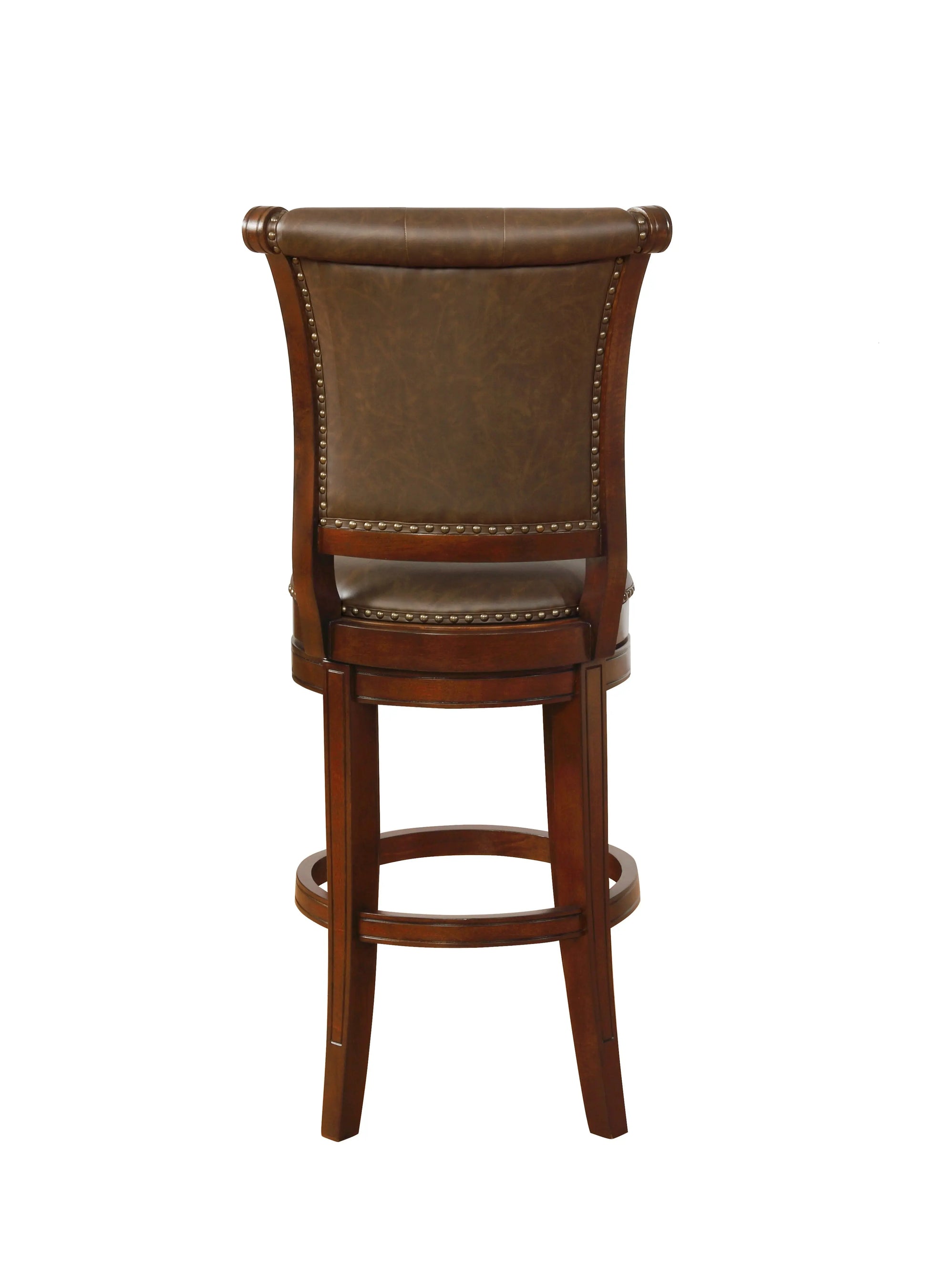 Granville Espresso 29" Swivel Barstool, Set of 2 Crown Mark