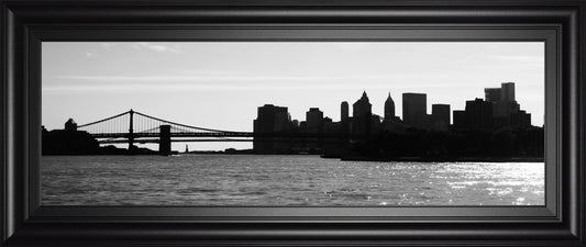 Ny Scenes I By Jeff Pica - Framed Print Wall Art - Black Classy Art