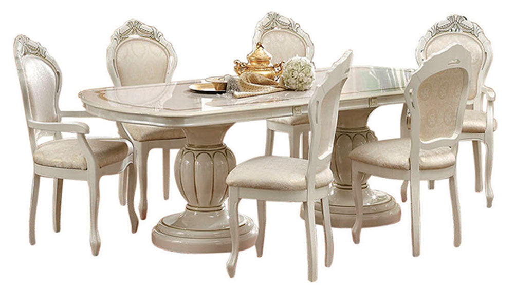 ESF Furniture - Leonardo 10 Piece Dining Room Set w/18 - LEONARDOTABLE-10SET ESF Furniture