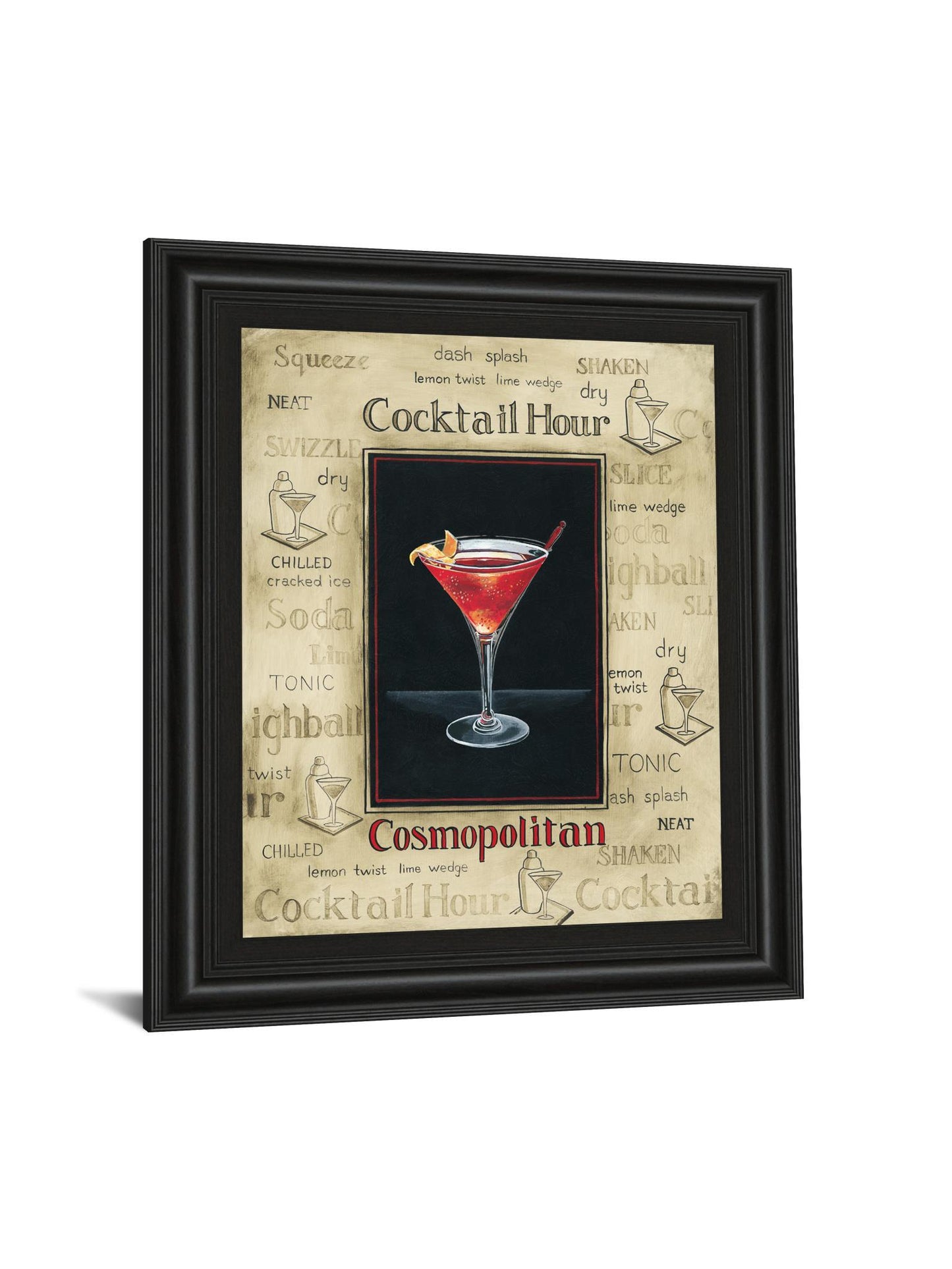 Cosmopolitan By Gregory Gorham - Framed Print Wall Art - Red Classy Art