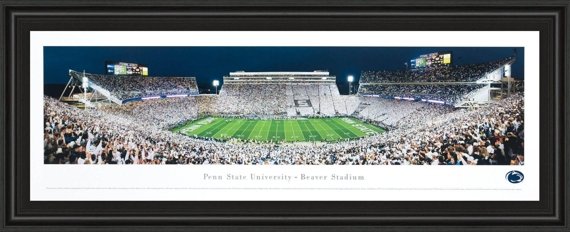 Penn State #1 (Football) - Black Classy Art