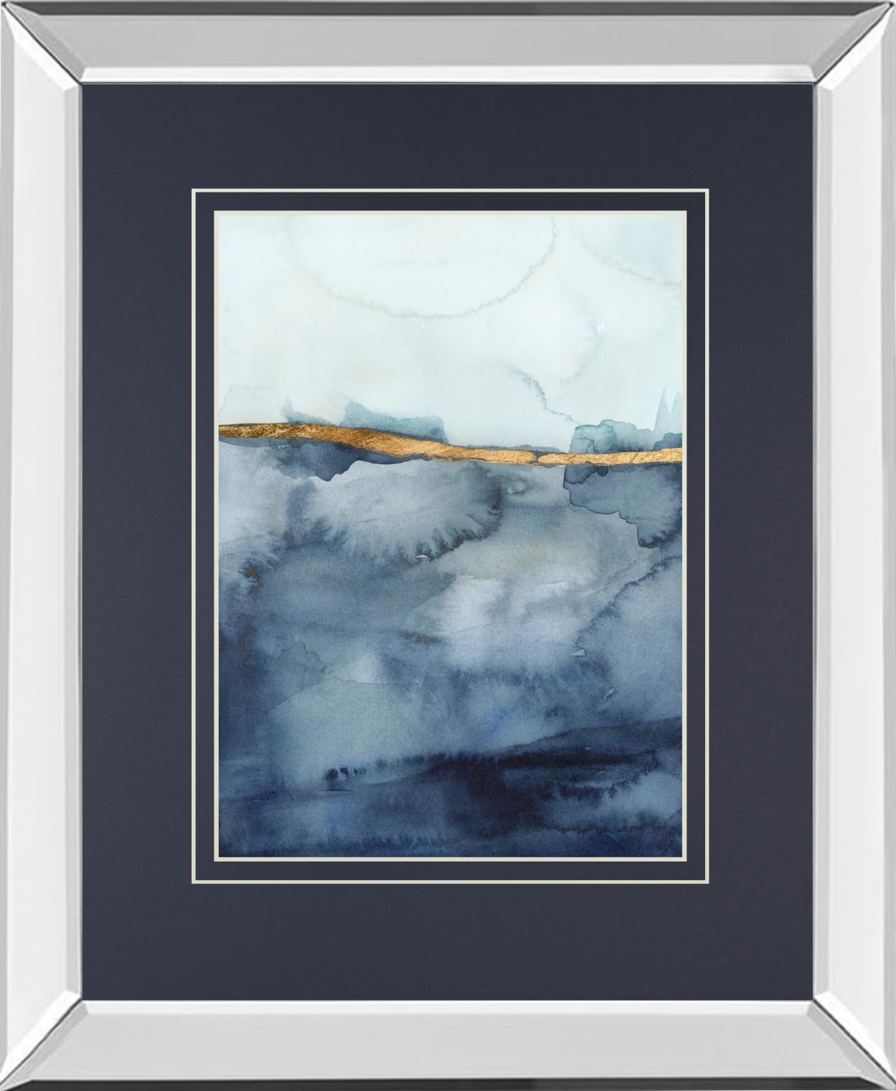 Coastal Horizon I By Victoria Borges - Light Blue Classy Art