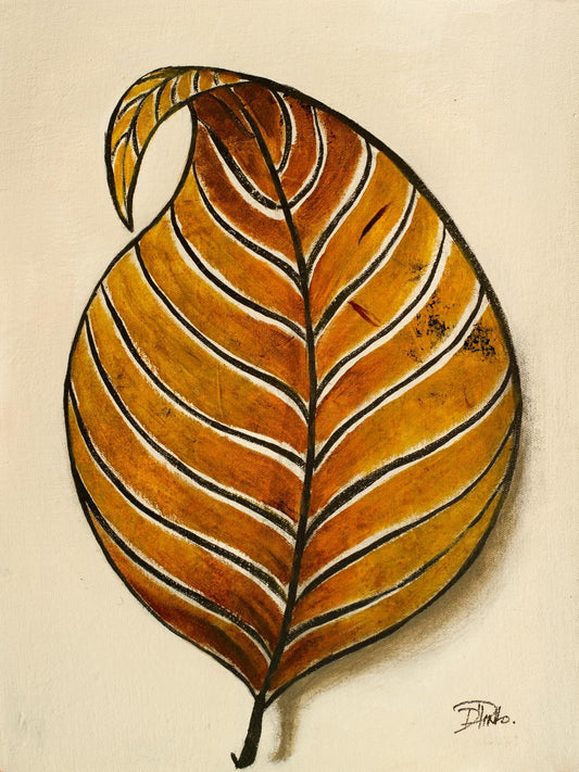 Simple & Interesting I By Patricia Pinto - Dark Brown Classy Art