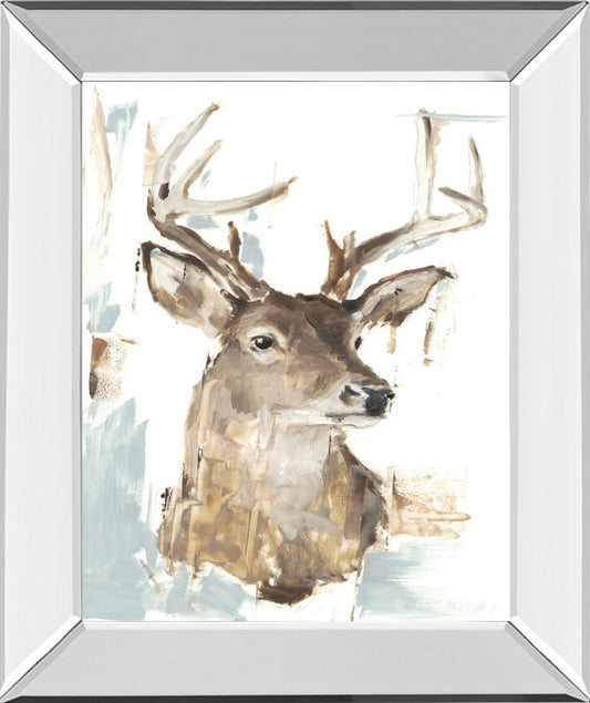 Modern Deer Mount I By Ethan Harper - Dark Brown Classy Art