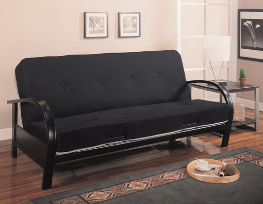 Transitional Black Futon Frame Coaster Z2 Premium