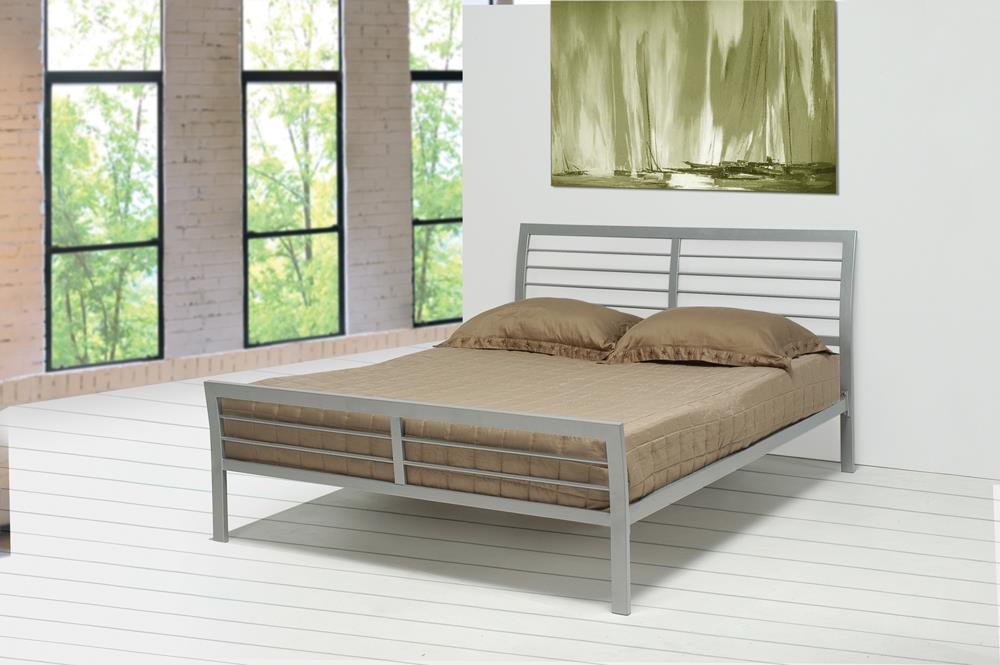 Cooper Contemporary Silver Metal Full Bed Coaster Z2 Premium