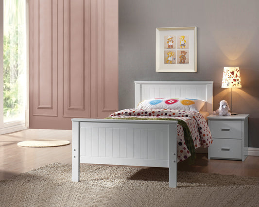 Bungalow White Twin Bed ACME East