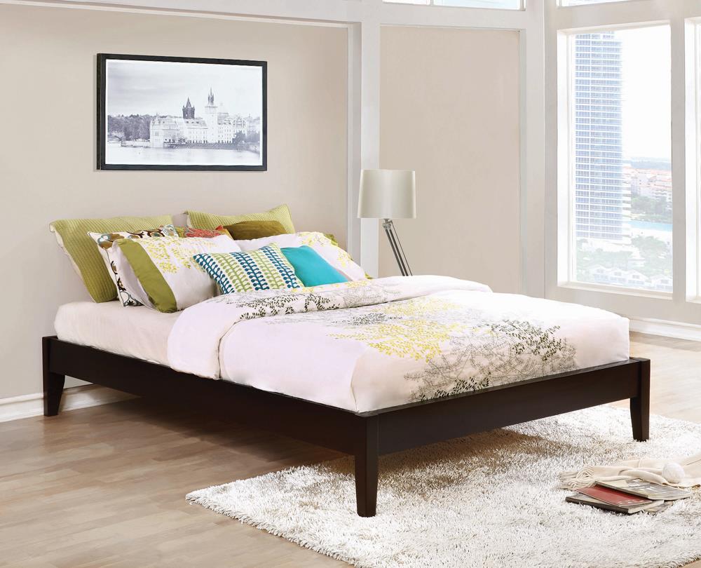 Hounslow Cappuccino Queen Platform Bed Coaster Z2 Premium