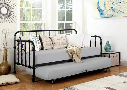 Traditional Black Metal Daybed Coaster Z2 Premium