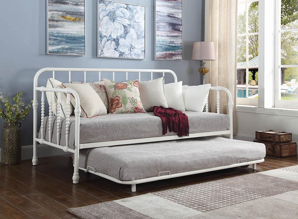 Traditional White Metal Daybed Coaster Z2 Premium