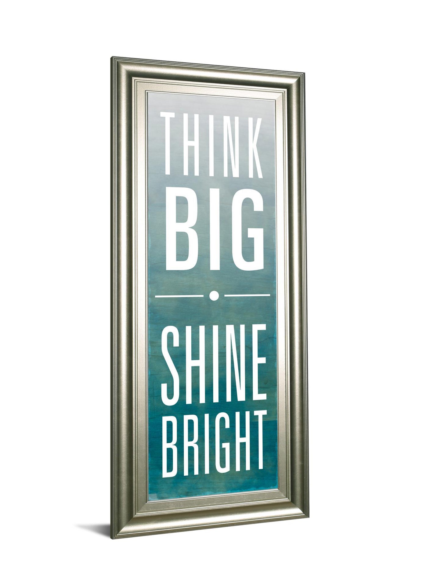 Shine By Sd Studios - Framed Print Wall Art - Blue Classy Art