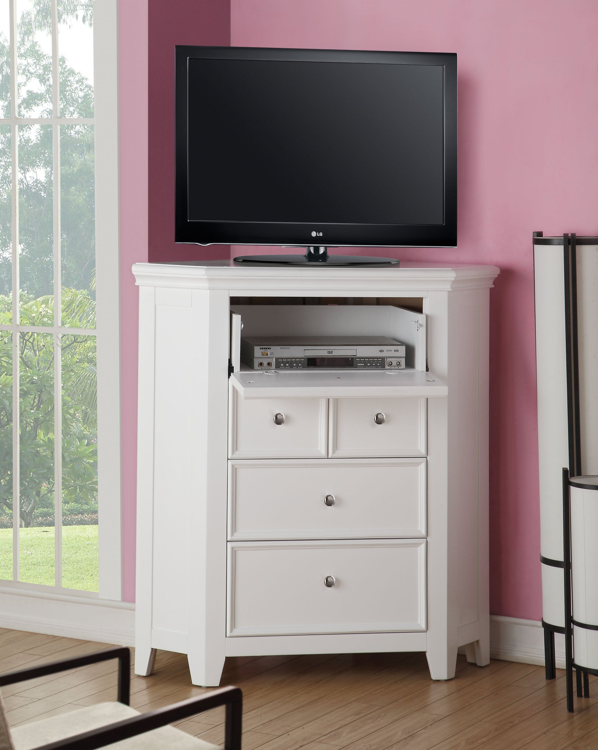 Lacey White TV Stand ACME East