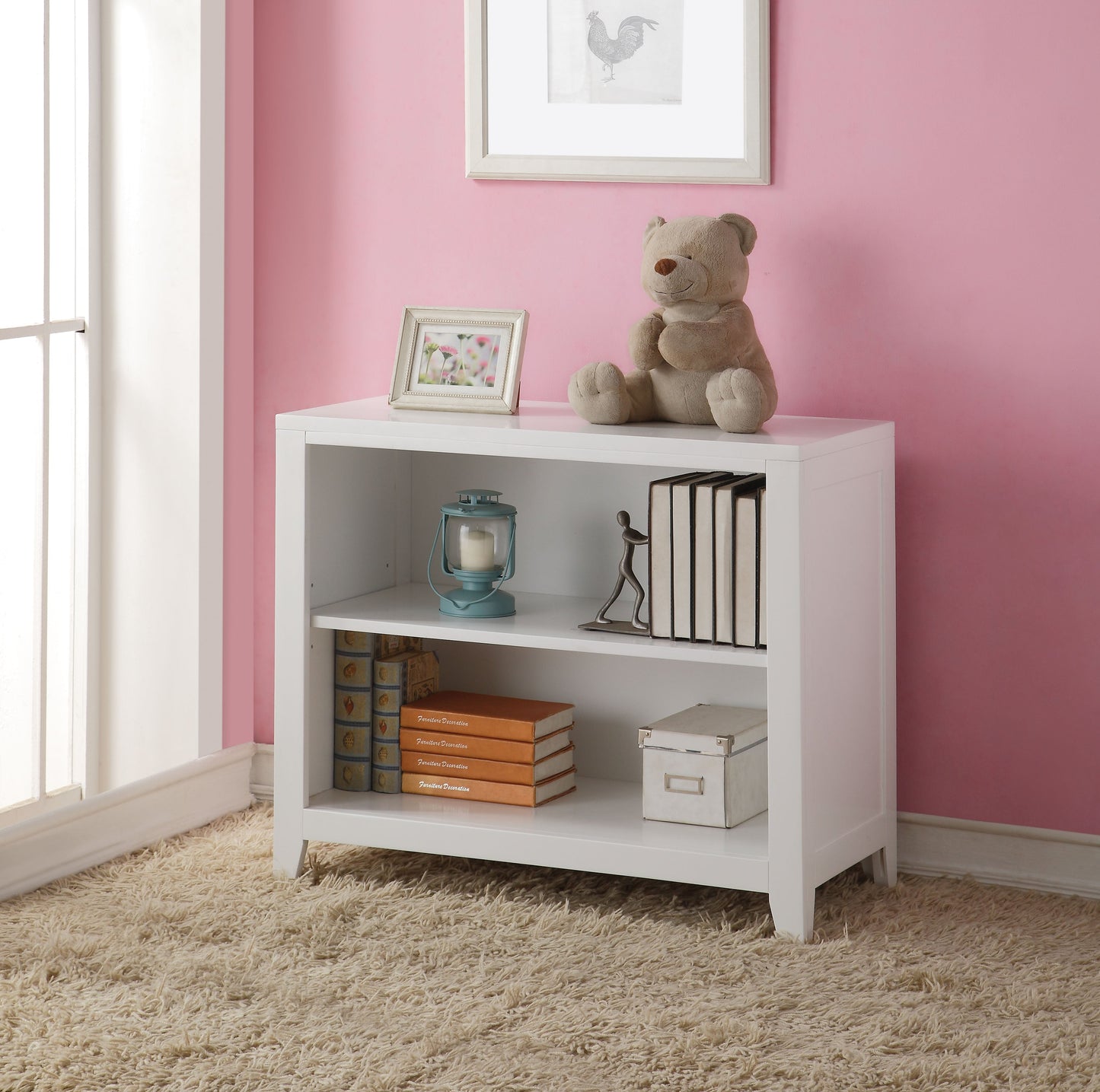 Lacey White Bookcase ACME East