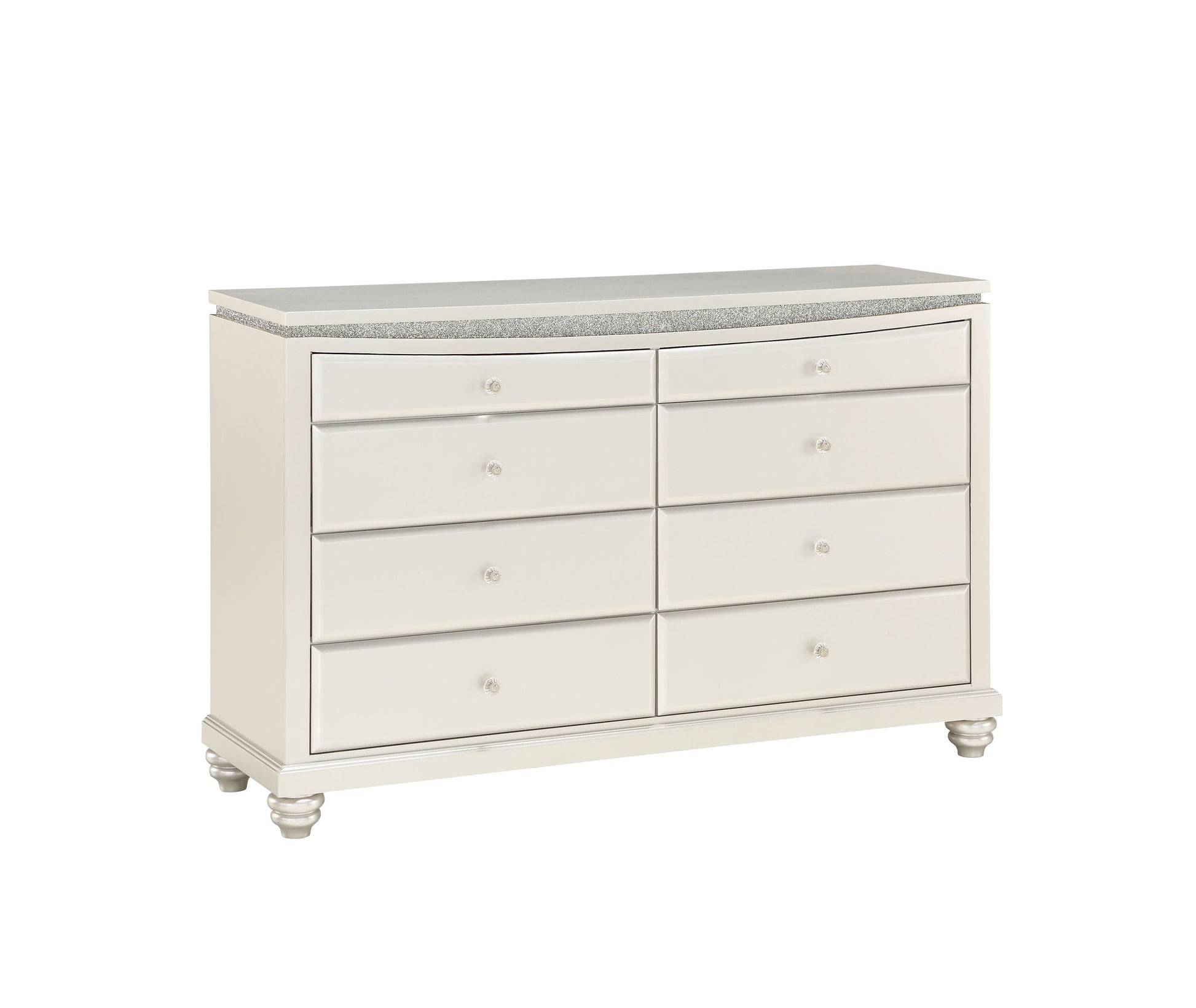 Maverick Platinum Dresser w/8 Drw ACME East