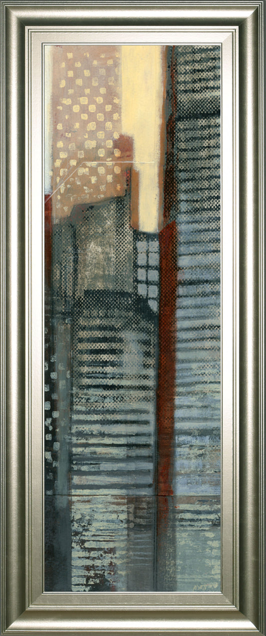 Urban Landscape V By Norman Wyatt - Framed Print Wall Artt - Dark Gray Classy Art