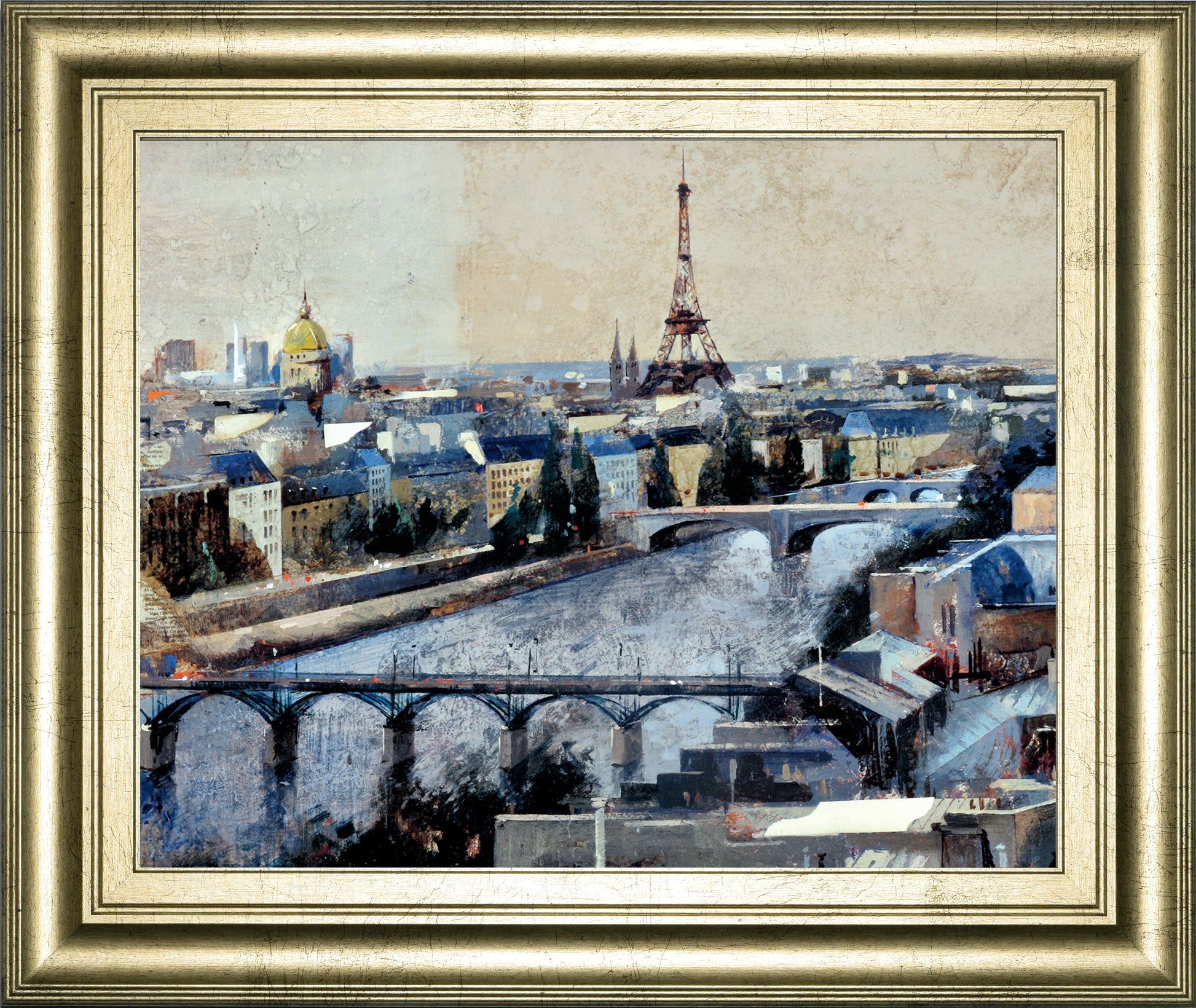 Paris By Marti Bofarull - Framed Print Wall Art - Gold Classy Art