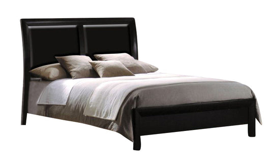 Acme Ireland Bycast Eastern King Platform Bed in Black 04152EK ACME East