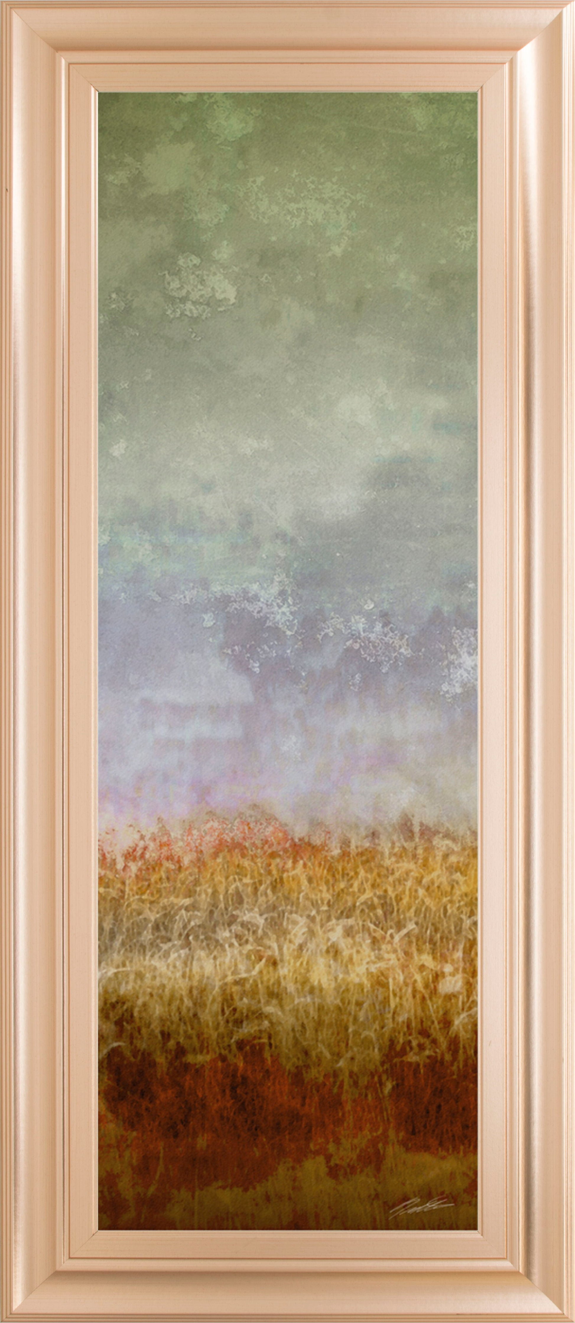 Lush Field Il By John Butler - Framed Print Wall Art - Dark Gray Classy Art