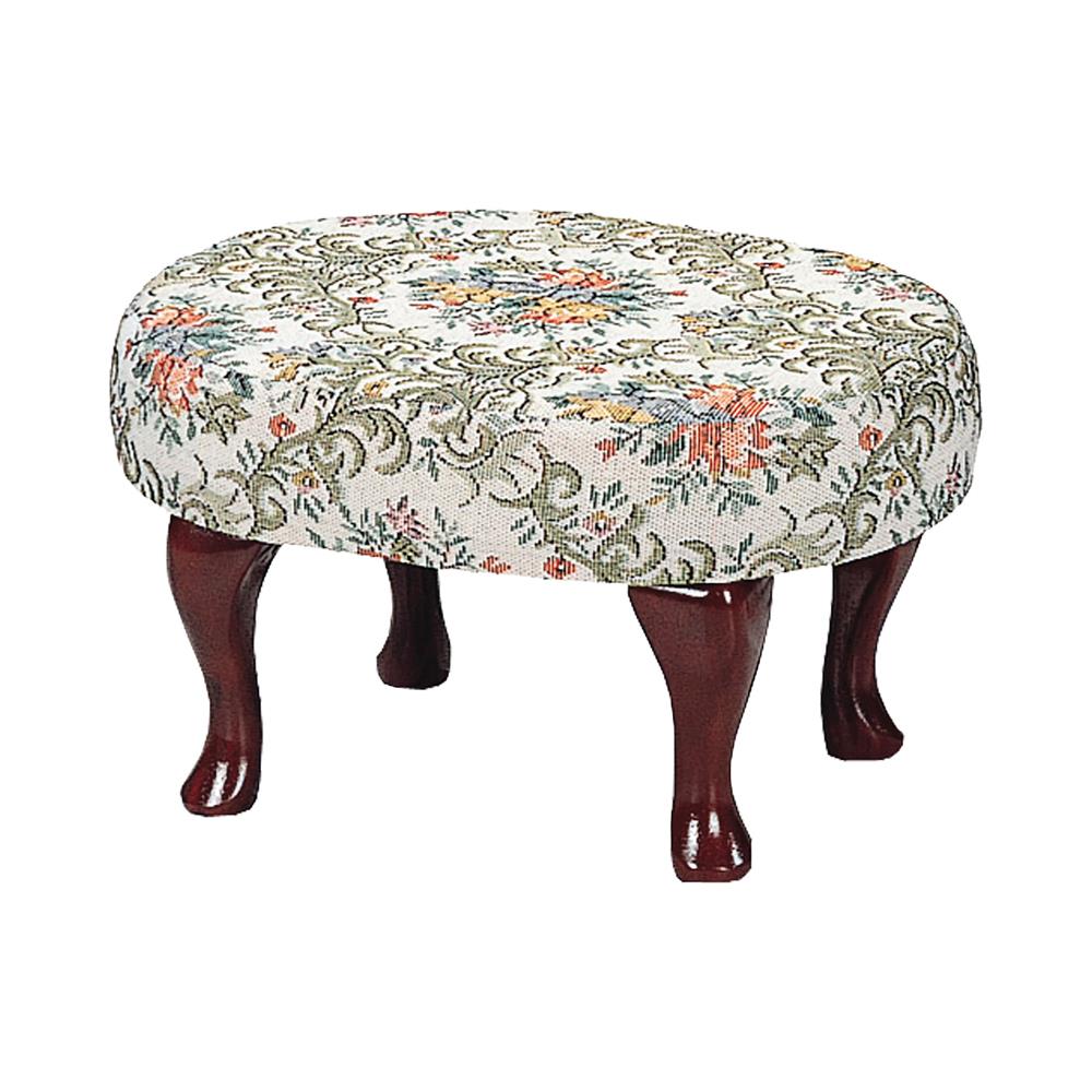 Traditional Floral Foot Stool Coaster Z2 Premium