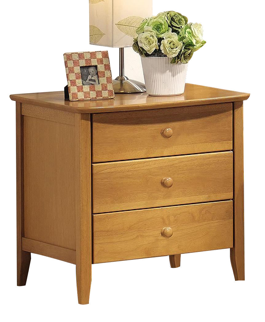 Acme San Marino Youth 3-Drawer Nightstand in Maple 08948 ACME East