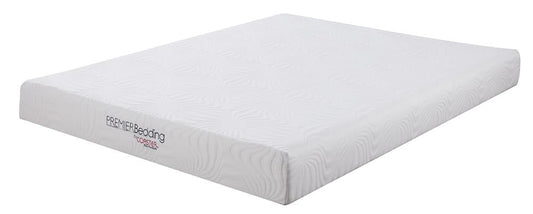 Keegan White 8-Inch Twin XL Memory Foam Mattress Coaster Z2 Premium