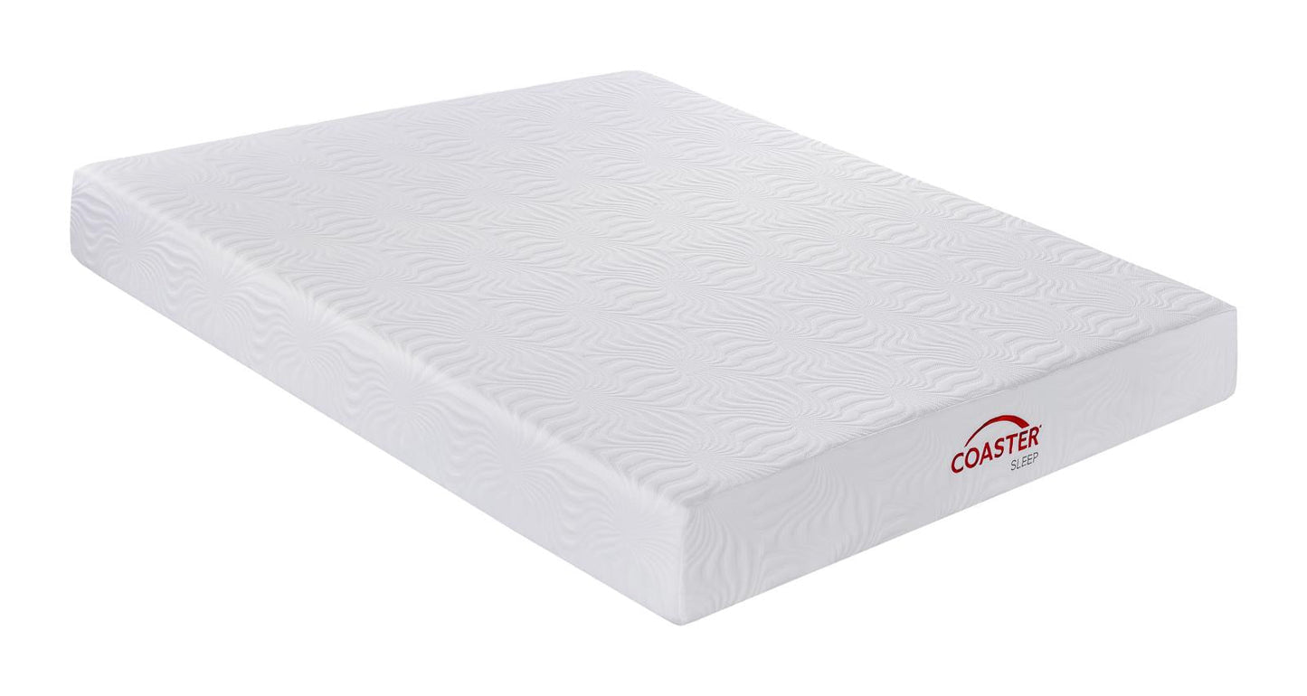 Key White 10-Inch Eastern King Memory Foam Mattress Coaster Z2 Premium