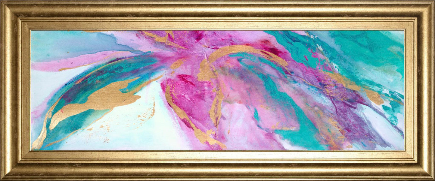 18x42 Magenta Colores II By Suzanne Wilkins - Purple Classy Art