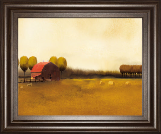 Rural Landscape Il By Venter - Framed Print Wall Art - Gold Classy Art