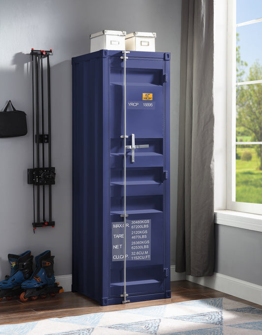 Cargo Blue Wardrobe (Single Door) ACME East