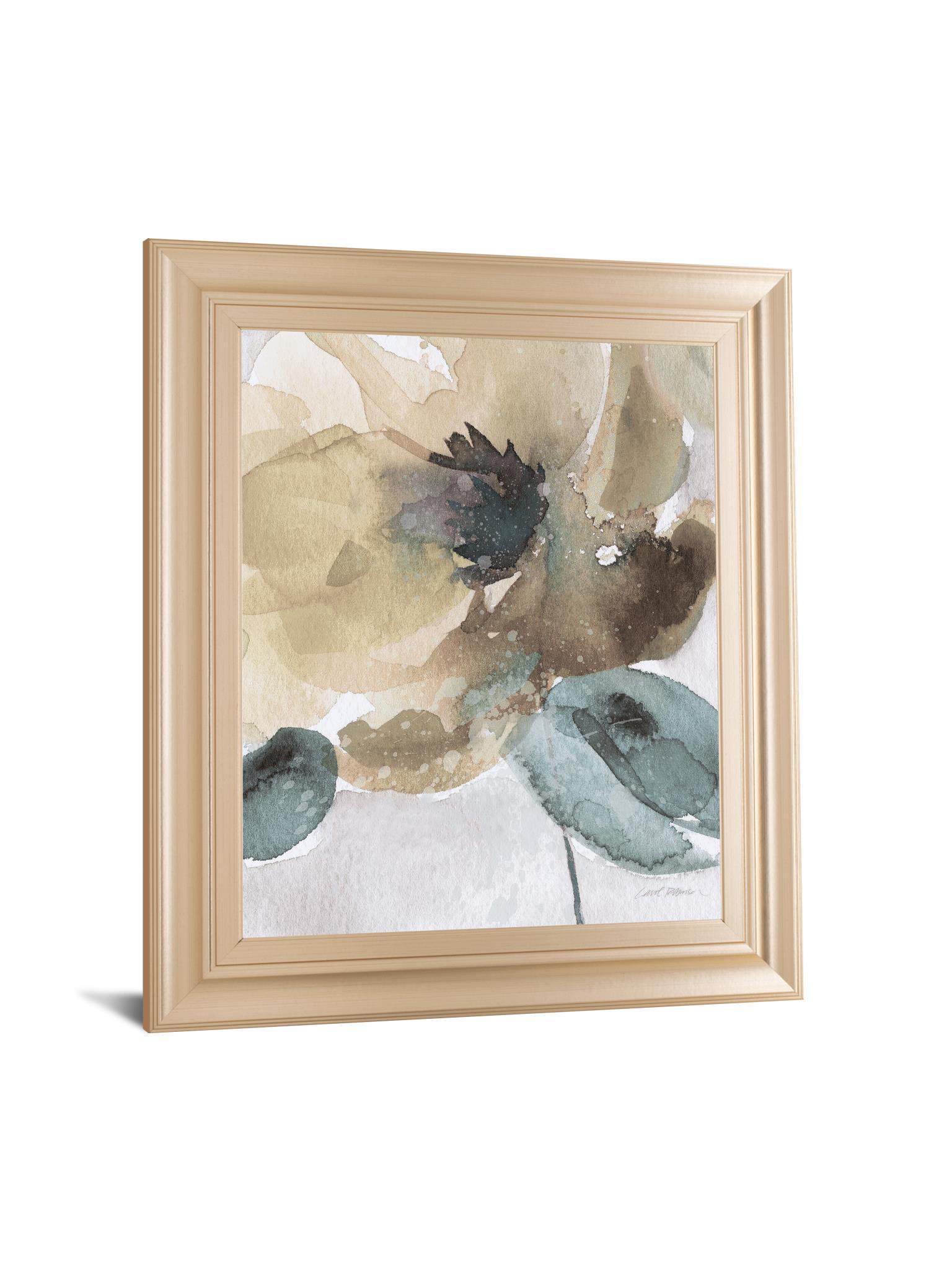 Watercolor Poppy Il By Carol Robinson - Framed Print Wall Art - Beige Classy Art