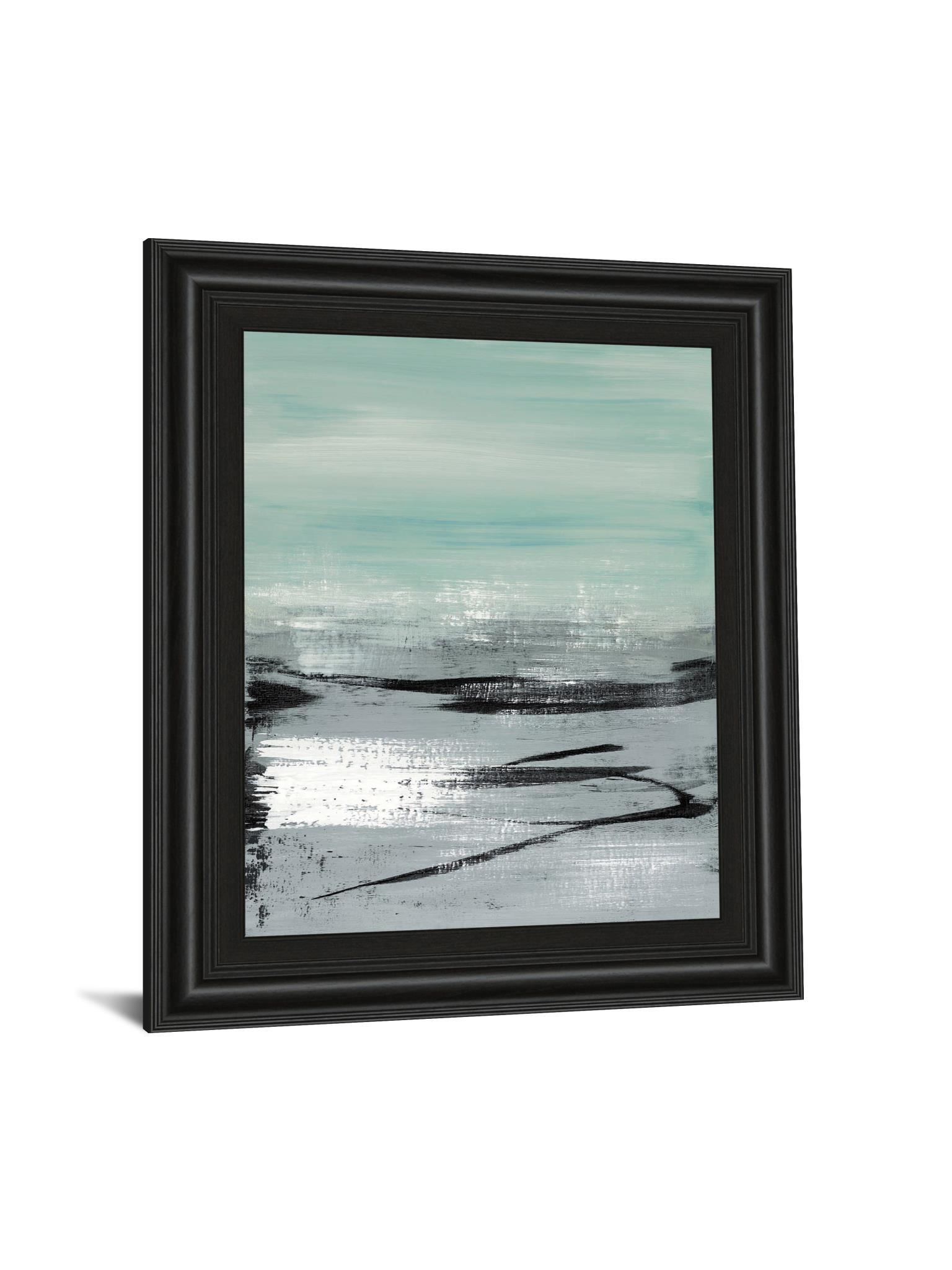 Beach Il By Heather Mcalpine - Framed Print Wall Art - Gray Classy Art