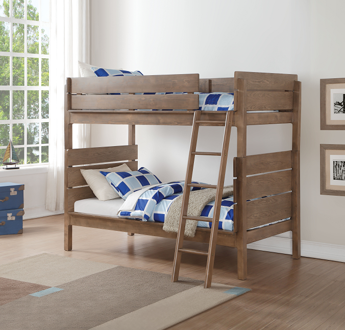 Ranta Antique Oak Bunk Bed (Twin/Twin) ACME East