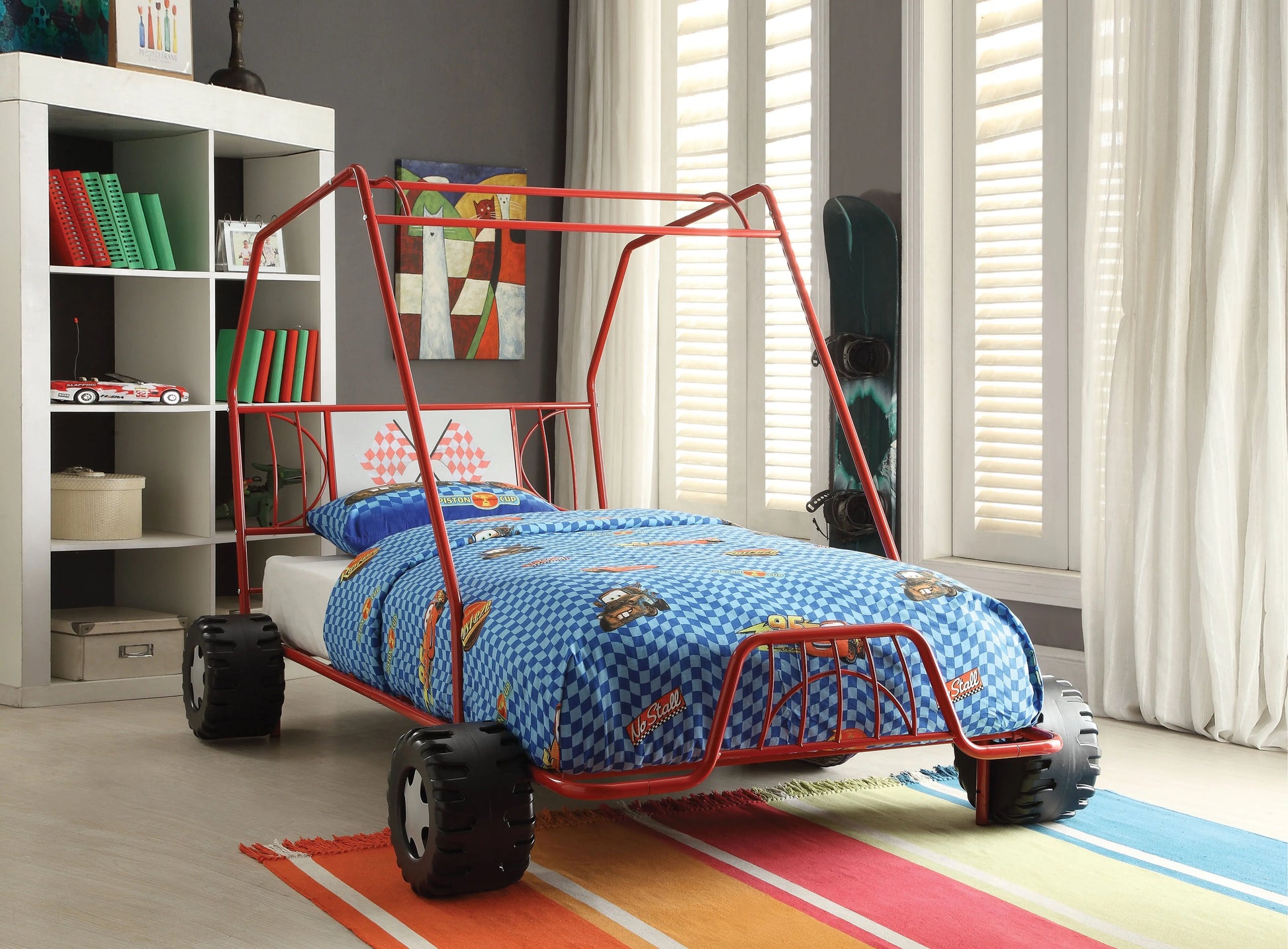 Xander Red Go Kart Twin Bed ACME East