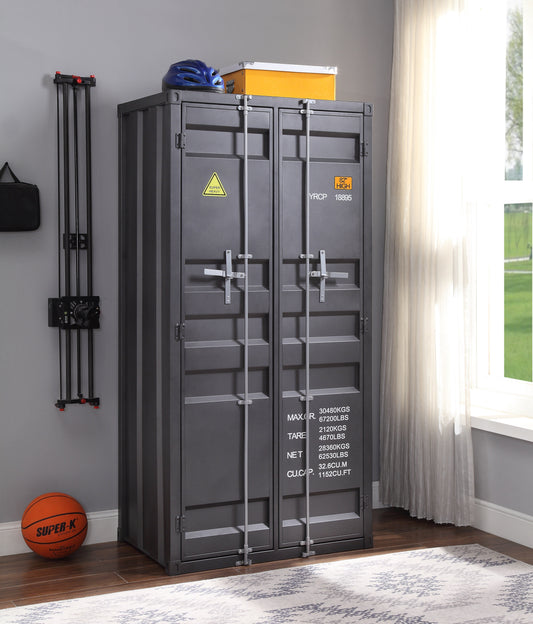 Cargo Gunmetal Wardrobe (Double Door) ACME East