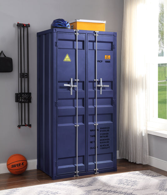 Cargo Blue Wardrobe (Double Door) ACME East