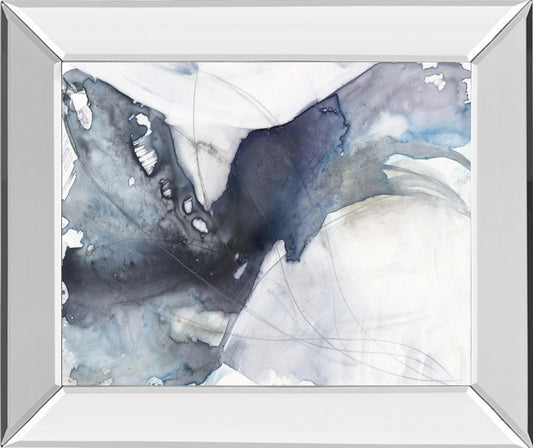 Agate Wave I By Jennifer Goldberger - Blue Classy Art