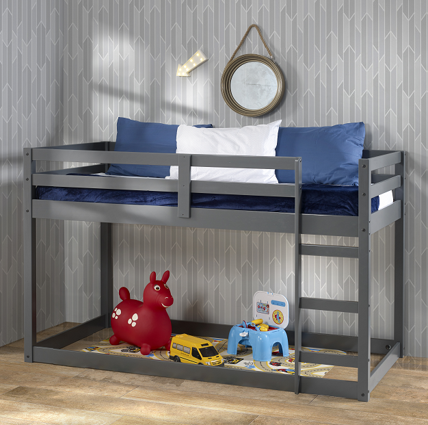 Gaston Gray Loft Bed ACME East